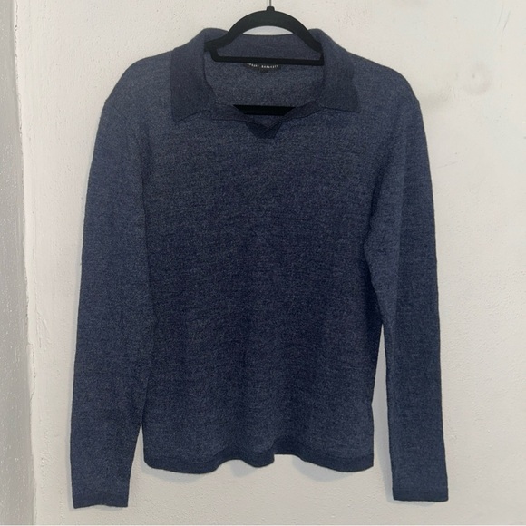 Robert Barakett Indigo Knit Top - Picture 1 of 4